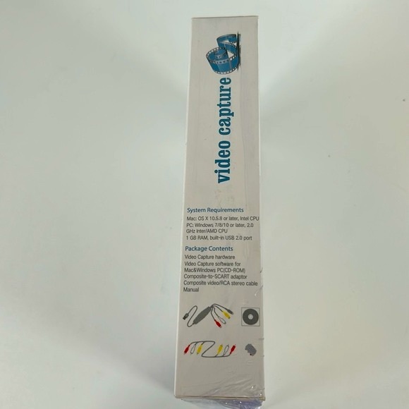 Video Capture Analog Video For Mac PC With Software Stereo Cable & SCART Adapter - Picture 3 of 10